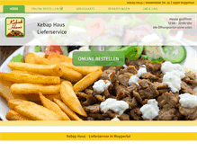 Tablet Screenshot of kebabhaus.com